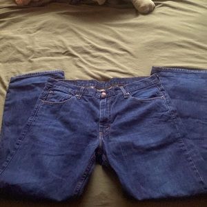 deep blue levi’s men’s
